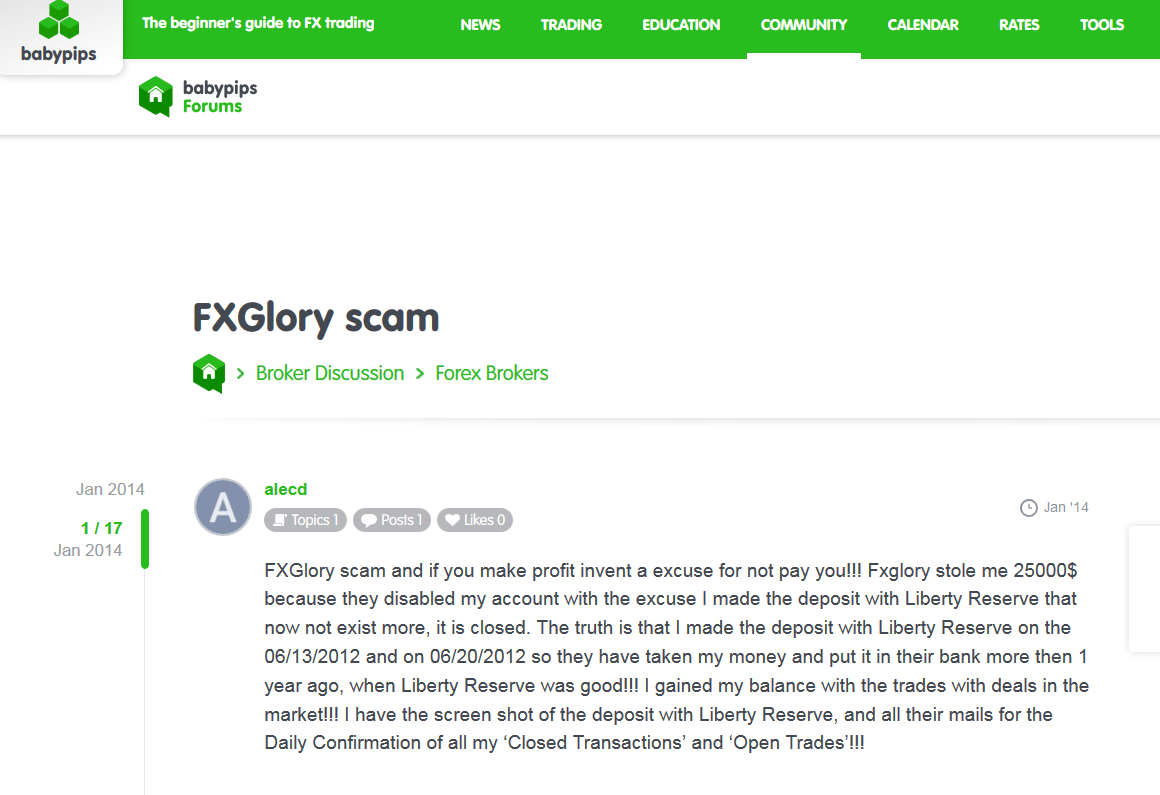 Fx Glory Is A Scam Forex Factory - 